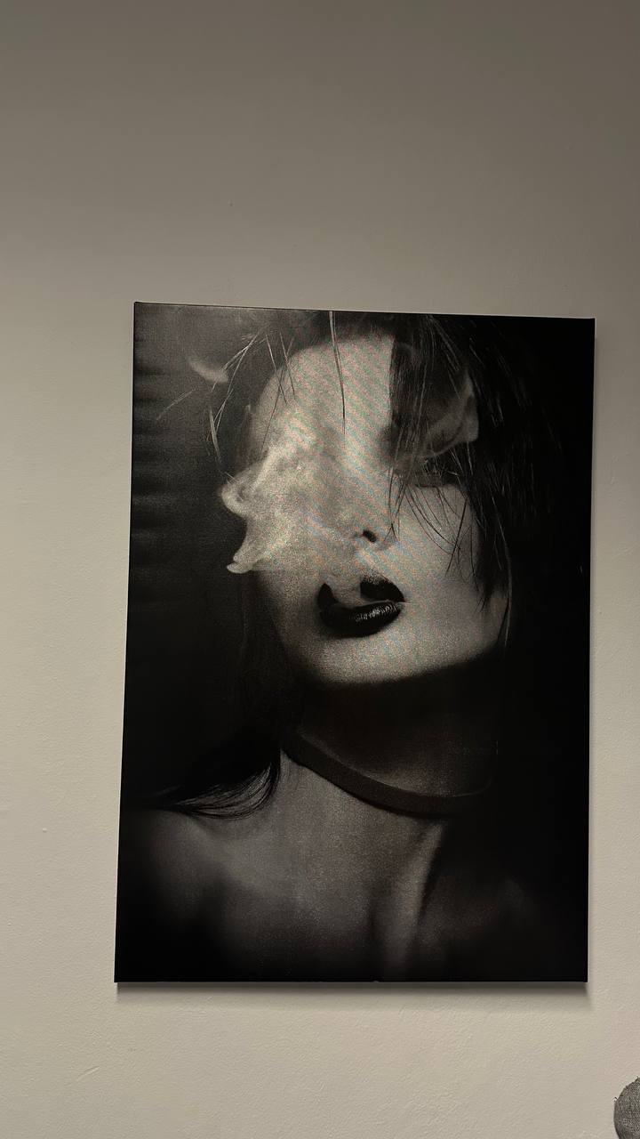 Fine art canvas · moody portrait