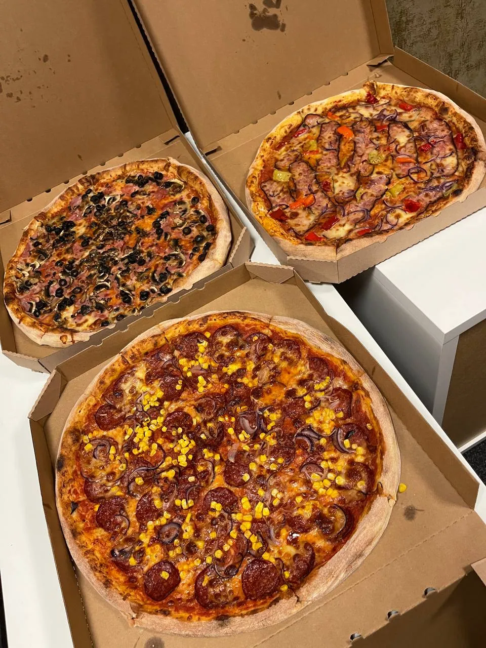 Pizza night · team celebration